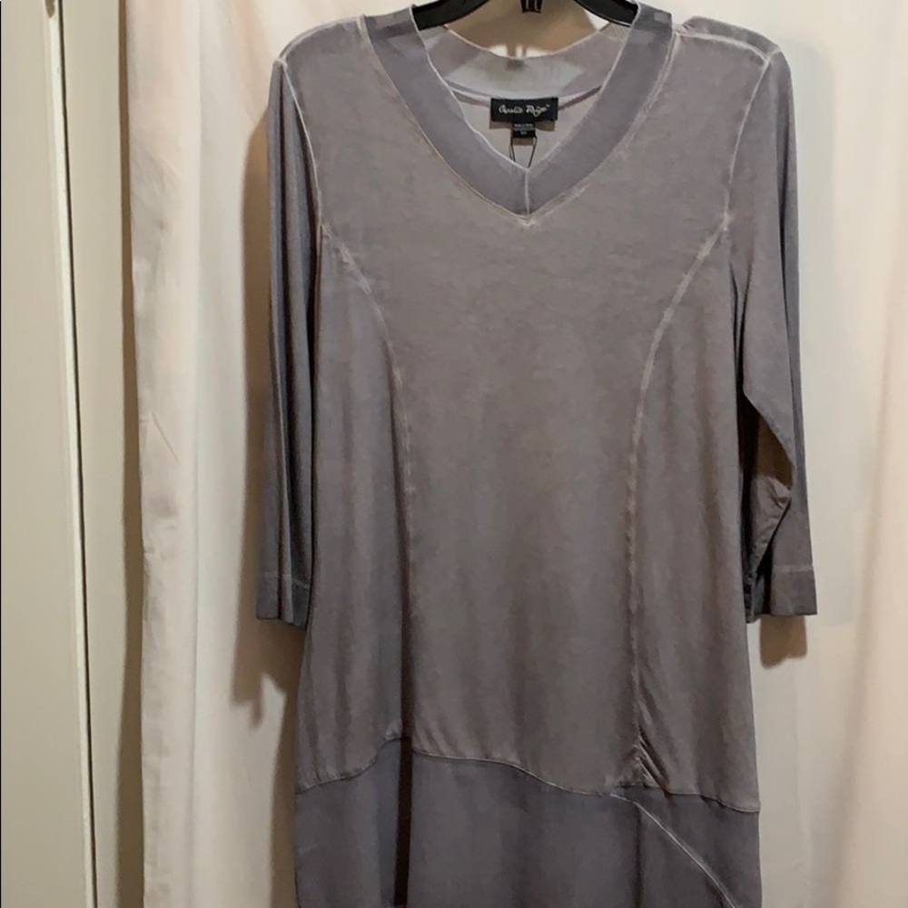 CHARLIE PAIGE top gray S/P